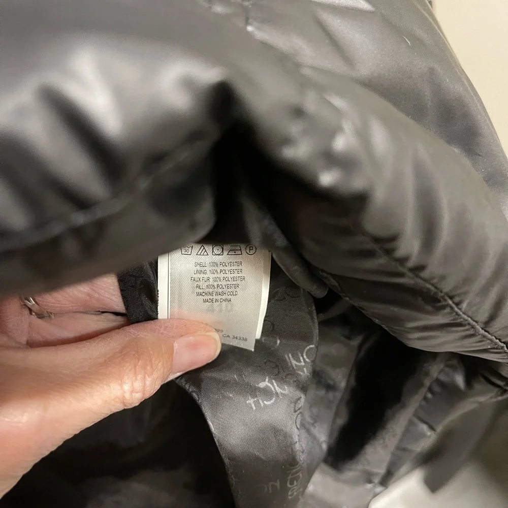 French Connection Black Quilted Jacket